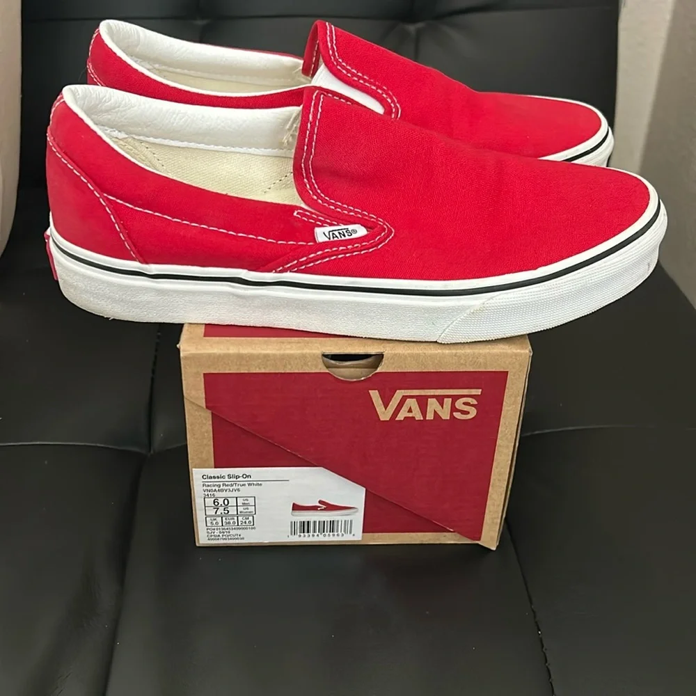 Vans slip ons